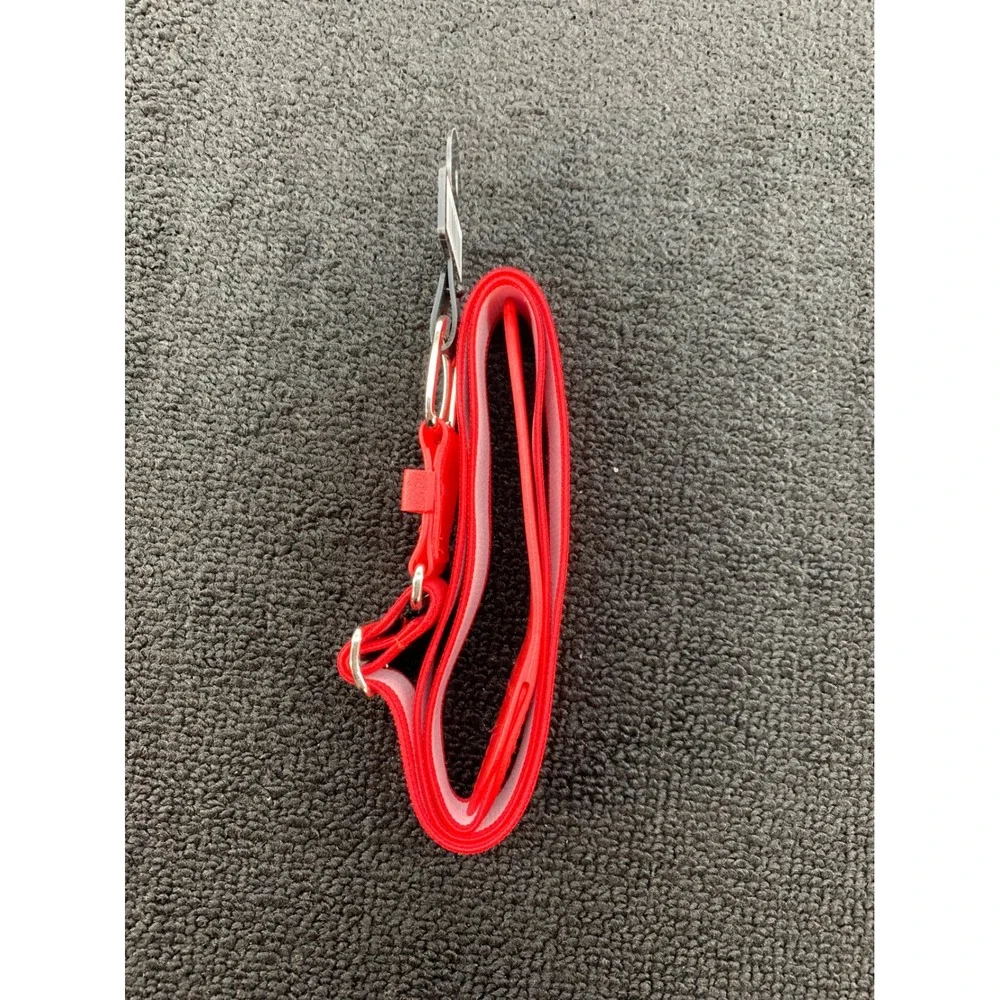 All Star Red Elastic Belt‎ With Silver Buckle For Youth Kids Baseball Softball